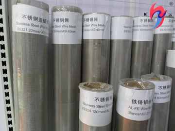 China 304 316L-Doek van de het Netwerkbroodje Geweven Draad van de Roestvrij staalzeef 400 300 200 100 Micron leverancier