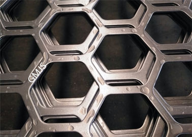 China Het hexagonale Blad van het Gatenvorm Geperforeerde Metaal, Geperforeerde Roestvrij staalplaat leverancier